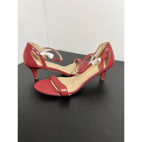 Dream Pairs Shoes - DREAM PAIRS Women's Low Stilettos Heel Sandals Ankle Strap Size 8.5